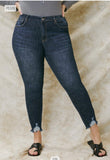 Plus Hem Detail Ankle Skinny