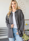 Camel Textured Shacket