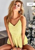 Solid Smocking Tank