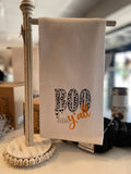Wood Beaded Towel Holder