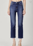 High-Rise Crop Straight Jeans