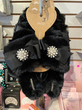Black Anya Slippers